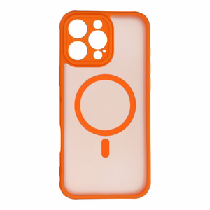 FULL MATTE MAG COVER ümbris compatible with MagSafe jaoks IPHONE 16 Pro Max hermes oranž