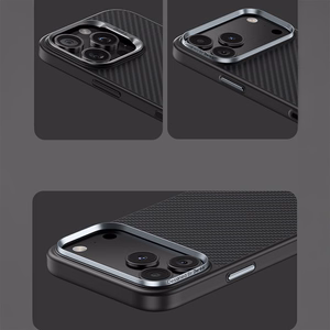 Benks Magnetic Armor Pro Kevlar Ümbris Metal Frame 600D (A070) jaoks Iphone 17 Pro Max must (Camera Control Button)