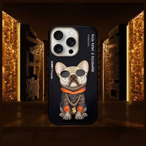 Nimmy Glasses Cool Dog Ümbris jaoks iPhone 16 Pro - Must