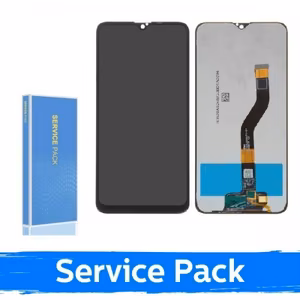LCD ekraan ühilduv Samsung A107 A10s must (Service Pack / Aftermarket)(NF versioon)