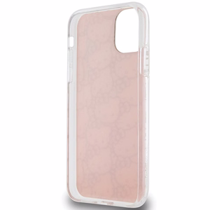 Hello Kitty IML Gradient Electrop Crowded Kitty Head Ümbris jaoks iPhone 11 / Xr - Roosa