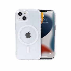 Crong Clear MAG Cover ümbris seadmele iPhone 13 Mini, MagSafe'iga ühilduv, läbipaistev