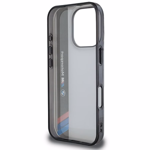 BMW Motosport IML Vertical Stripe iPhone 16 Pro Ümbris - hall