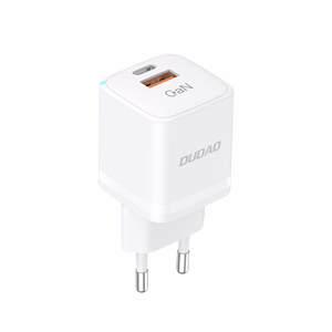 Wall Laadija GaN 33W PPS USB C/USB Dudao A13Pro - valge