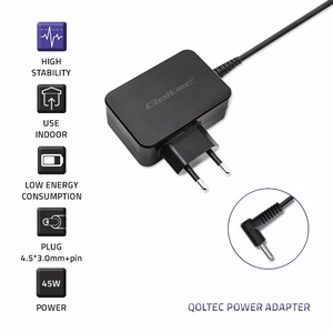 Qoltec 51026 toiteadapter sise-/välistingimustes 65 W must