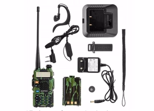 Baofeng UV-5R HTQ – käsiraadio, kamuflaaž (UV-5R-HTQ-CAMO)