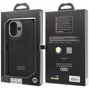 Audi GT Synthetic Leather MagSafe ümbris jaoks iPhone 17 - must