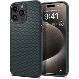 SPIGEN ümbris LIQUID AIR jaoks IPHONE 16 Pro Max abbys roheline