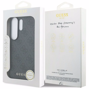 Guess ümbris 4G Classic Logo Charm MagSafe for Samsung Galaxy S26 Ultra must