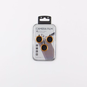 Komplekt of lens glasses for iPhone 17 Pro Max oranž