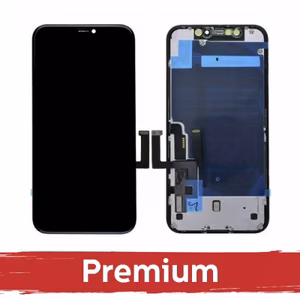 LCD Ekraan Ühildub iPhone 11 Must (INCELL koos metal plate / Premium) /*Removable IC*/
