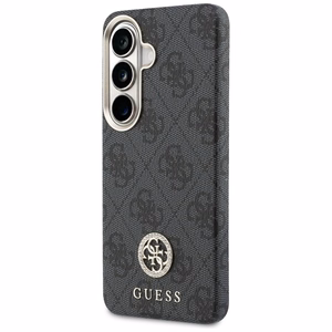 Guess ümbris 4G Rhinestone Round Logo MagSafe for Samsung Galaxy S26 must