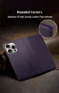 HDD Magnetic Кошелёк Чехол Apple iPhone 13 14 коричневый