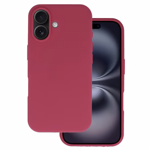 Silicone Lite Ümbris jaoks Iphone 16 burgundia