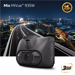 Mio MiVue 935W GPS Wi-Fi Dash Cam Audio recorder