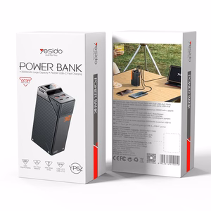 YESIDO POWERBANK YP62 30000mAh 22,5W LED 2xUSB-A, 2xUSB-C must