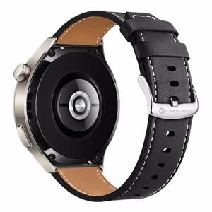 Strap to Samsung Galaxy Watch Forcell F-Design FS21 holes eco-friendly leather 20 mm black