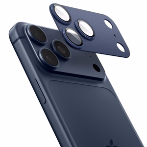 Spigen Optik Pro XL Camera Lens Glass jaoks iPhone 17 Pro Max - Navy sinine