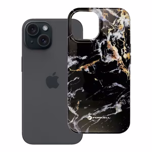 Ümbris jaoks iPhone 15 Forcell F-Protect Mirage compatible with Magsafe Military Drop-Test must marble