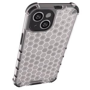Honeycomb ümbris iPhone 14 soomustatud hübriidkate läbipaistev