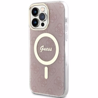 Guess GUHMP13XH4STP iPhone 13 Pro Max 6.7" roosa/roosa hardcase 4G MagSafe