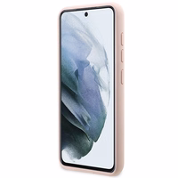 Karl Lagerfeld KLHCS23SSNIKBCP S23 S911 hardcase roosa/roosa Silicone Ikonik