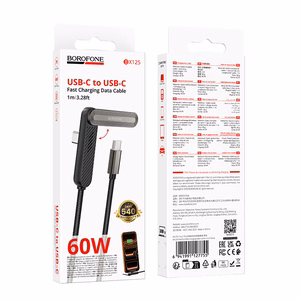 Borofone Cable BX125 Pacifico - Type C to Type C - PD 60W 1 metre black