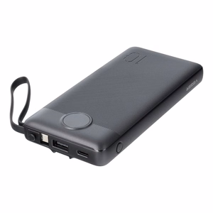 Powerbank Veger C10 (W1116) 10000 mAh with built-in Micro-USB cables / Typ C / Lightning must