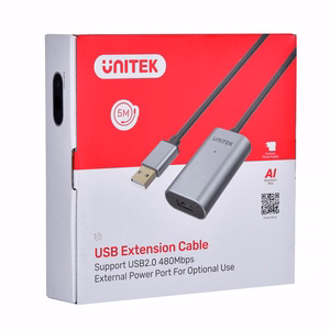 UNITEK Y-271 USB kaabel 5 m USB 2.0 USB A Hall