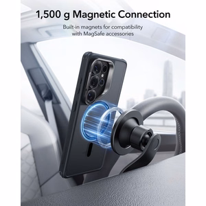 ESR Classic Hybrid Kickstand MagSafe ümbris Samsung Galaxy S26 Ultra jaoks - must