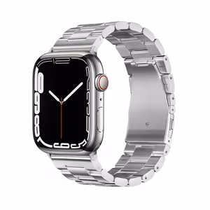 Strap for Apple Watch Forcell F-Design FA10 steel clasp 42 / 44 / 45 / 49 mm silver