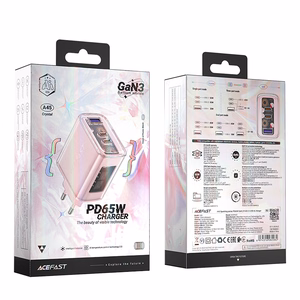 Charger ACEFAST GaN 2x USB-C, USB-A, 65W, PD3.0, QC4.0