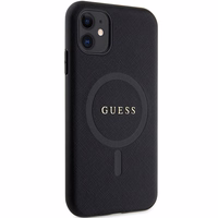 Guess GUHMN61PSAHMCK ümbris jaoks iPhone 11 / Xr - must Saffiano MagSafe