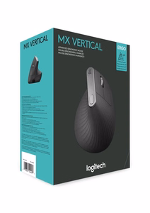 Logitech MX Vertical Advanced ergonoomiline hiir RF juhtmevaba+Bluetooth optiline 4000 DPI parema käe