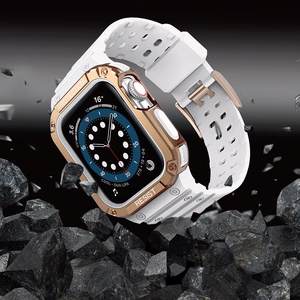 Protect Rihm Apple Watchi 38/40/41mm rihmale - valge, roosakas kuldne