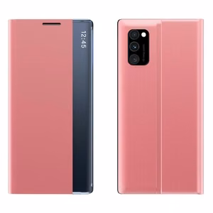 Uus Sleep Case kate koos klappfunktsiooniga statiivile Poco M4 Pro 5G roosa