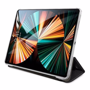 Karl Lagerfeld Saffiano Ikonic Karl Ümbris jaoks iPad 12.9" Pro 2021 - must