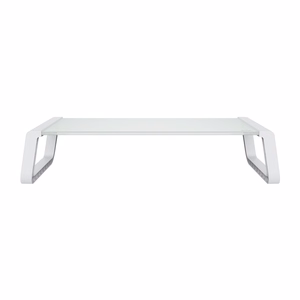 TRUST MONTA klaasist monitori alus valge 25351