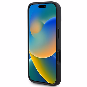 DKNY Checkered Pattern & Printed Stripes iPhone 16 Ümbris - Must