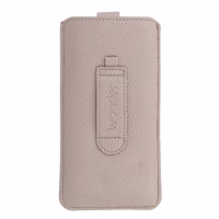 WONDER Deko Pouch Ümbris (Size L) jaoks Iphone 13 Mini/12 Mini/SE 2020/2022/7/8 cappuccino