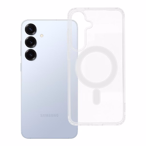 CLEAR MAG ÜMBRIS (MID) compatible with MagSafe jaoks SAMSUNG S25 Plus läbipaistev