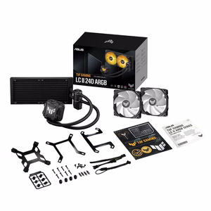 ASUS TUF GAMING LC II 240 ARGB protsessori vedelikjahutuse komplekt 12 cm must