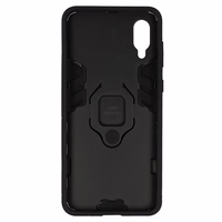 Ring Armor Ümbris jaoks Samsung Galaxy A02 Must