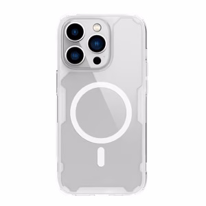 Nillkin Nature Pro Магнитный бронированный чехол с MagSafe для iPhone 15 Pro - белый