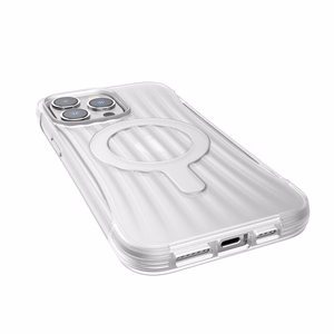 Raptic X-Doria Clutch Case iPhone 14 Pro Max koos MagSafe tagakattega läbipaistev
