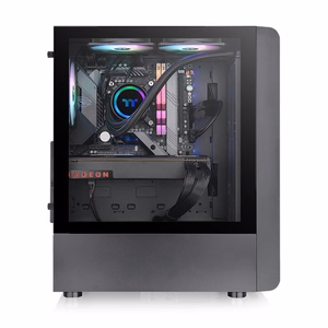 Thermaltake S200 TG ARGB arvutikorpus, Midi Tower, must