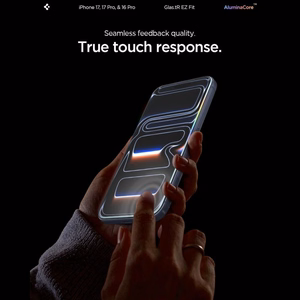 Spigen Glas.tR EZ Fit Karastatud klaas jaoks iPhone 16 Pro / 17 / 17 Pro - 2 pcs.