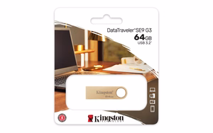 Kingston Technology DataTraveler 64GB 220MB/s metall-USB 3.2 Gen 1 SE9 G3