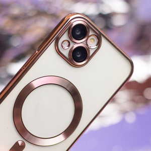 Color Chrome Mag Чехол для Samsung Galaxy A17 4G A17 5G розовое золото