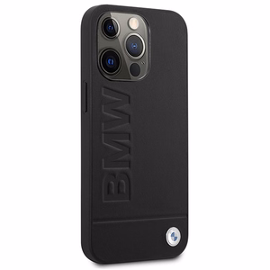Etui BMW BMHMP14LSLLBK iPhone 14 Pro 6,1" czarny/must hardcase Signature Logo Imprint Magsafe